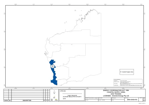 Amanda Energy Pty Ltd licensed area