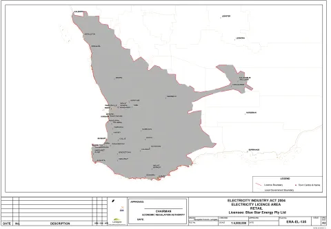 Map of Blue Star Energy Pty Ltd ERL22 licensed area